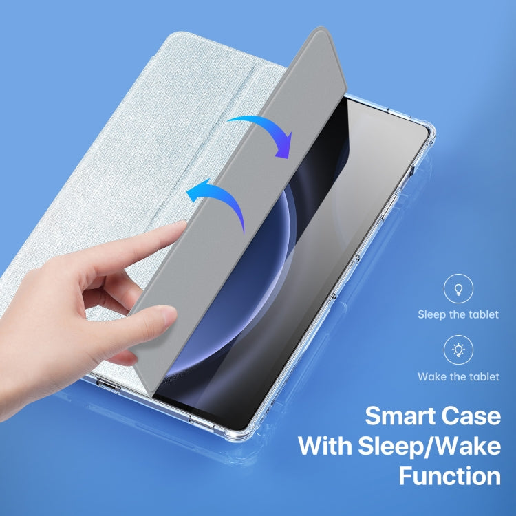 For Samsung Galaxy Tab S10+ DUX DUCIS Unid Series PU+TPU Smart Tablet Case(Blue) - Tab S10+ Cases by DUX DUCIS | Online Shopping UK | buy2fix