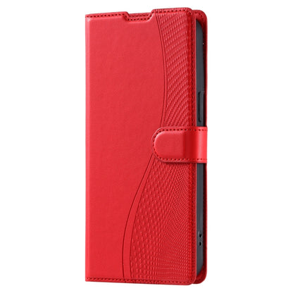 For iPhone 16 Pro Voltage Ultra-thin Dot Leather Phone Case(Red) - iPhone 16 Pro Cases by buy2fix | Online Shopping UK | buy2fix