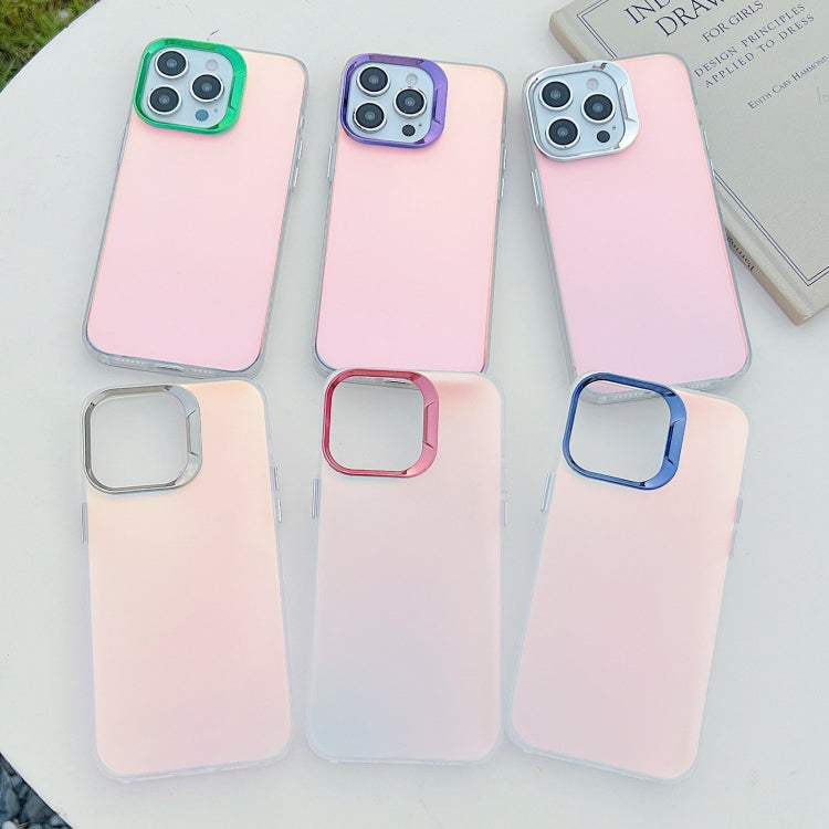 For iPhone 16 Pro Color Plating Discoloration PC Phone Case(Blue) - iPhone 16 Pro Cases by buy2fix | Online Shopping UK | buy2fix