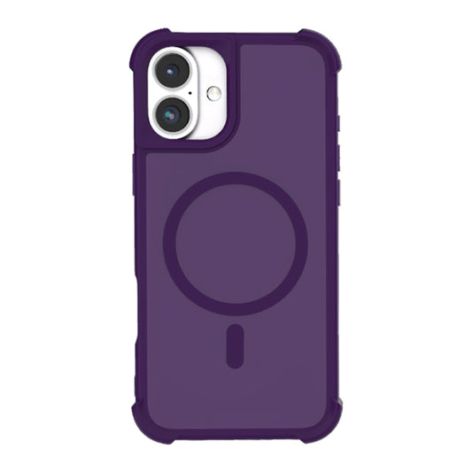 For iPhone 16 Plus Skin Feel MagSafe Phone Case(Purple) - iPhone 16 Plus Cases by buy2fix | Online Shopping UK | buy2fix