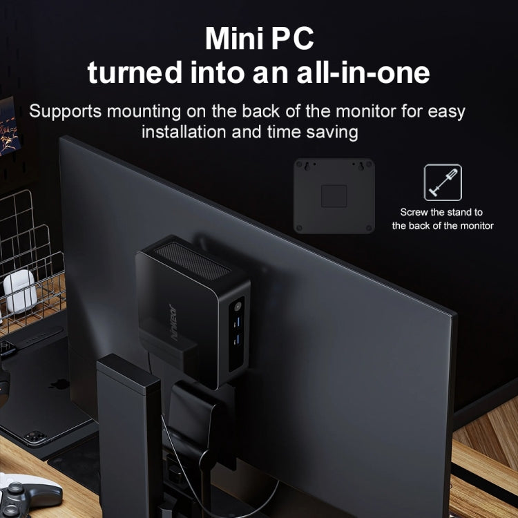 Ninkear N13 Windows 11 WiFi 6 Bluetooth 5.2 Mini PC, 16GB+1TB, Intel i5 1340P(US Plug) - Windows Mini PCs by Ninkear | Online Shopping UK | buy2fix