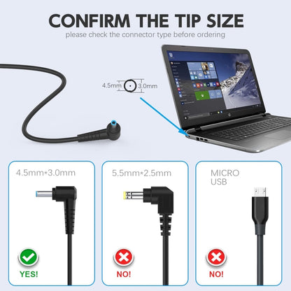 120W 19.5V 6.15A Laptop Notebook Power Adapter For HP 4.5 x 3.0, Plug:UK Plug - For HP by buy2fix | Online Shopping UK | buy2fix