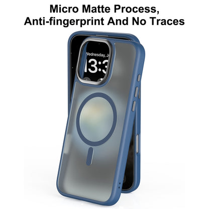 For iPhone 16 Pro Mutural Skin Feel Series Frosted MagSafe Magnetic Phone Case(Light Blue) - iPhone 16 Pro Cases by Mutural | Online Shopping UK | buy2fix