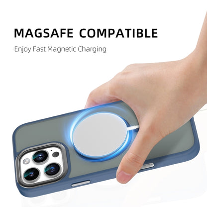 For iPhone 16 Pro Mutural Skin Feel Series Frosted MagSafe Magnetic Phone Case(Light Blue) - iPhone 16 Pro Cases by Mutural | Online Shopping UK | buy2fix