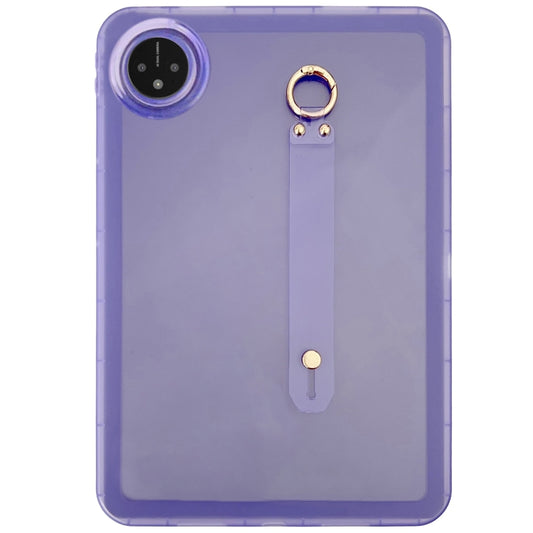 For Huawei MatePad Pro 11 2024 Wristband Holder PC Hybrid TPU Soft Tablet Case(Purple) - Huawei by buy2fix | Online Shopping UK | buy2fix