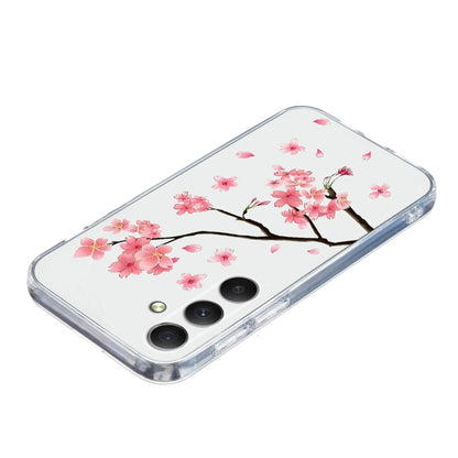 For Samsung Galaxy S25 FE 5G Colorful Painting Pattern TPU Phone Case(Plum Blossom) - Galaxy Phone Cases by buy2fix | Online Shopping UK | buy2fix