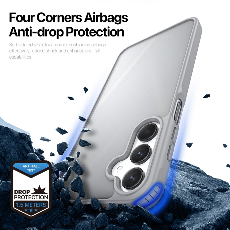 For Samsung Galaxy A16 4G / 5G DUX DUCIS Yind Series TPU Hybrid PC Phone Case(Grey) - Galaxy Phone Cases by DUX DUCIS | Online Shopping UK | buy2fix