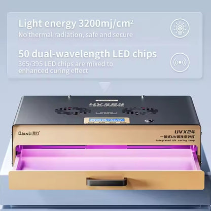 Qianli UVX24 16 inch Powerful Integrated UV Curing Lamp Box, Plug:UK Plug - Others by QIANLI | Online Shopping UK | buy2fix