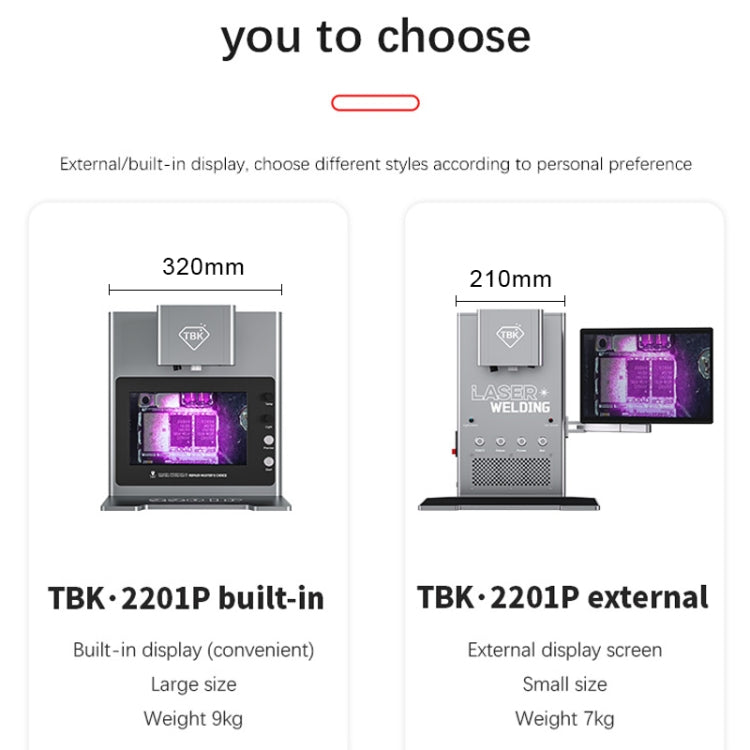 TBK 2205 Smart Infrared Laser Thermostatic Welding Machine with HD Camera, Plug:US Plug(External LCD) - Others by TBK | Online Shopping UK | buy2fix