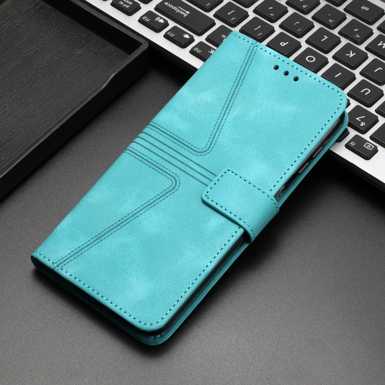 For Samsung Galaxy S25 5G Triangle Solid Color Leather Phone Case(Green) - Galaxy S25 5G Cases by buy2fix | Online Shopping UK | buy2fix