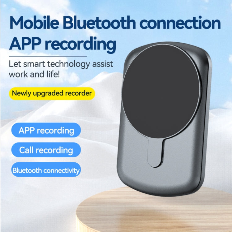 A1A Strong Magnetic Mobile Call Voice Recorder APP Recording Version, Memory:8GB(Black) - Recording Pen by buy2fix | Online Shopping UK | buy2fix