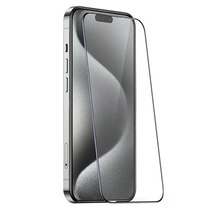 For iPhone 15 Pro JOYROOM Knight Series 2.5D Full Screen HD Tempered Glass Film - iPhone 15 Pro Tempered Glass by JOYROOM | Online Shopping UK | buy2fix