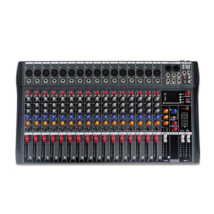 XTUGA CT160X 16-Channels Audio Mixer DJ Mixing Console with 48V Power Supply(EU Plug) - Live Sound Effects Processors by XTUGA | Online Shopping UK | buy2fix