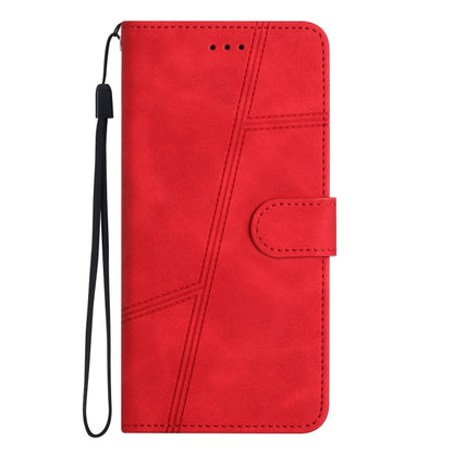 For Samsung Galaxy S25+ 5G Skin-feel Stitching Leather Phone Case(Red) - Galaxy S25+ 5G Cases by buy2fix | Online Shopping UK | buy2fix