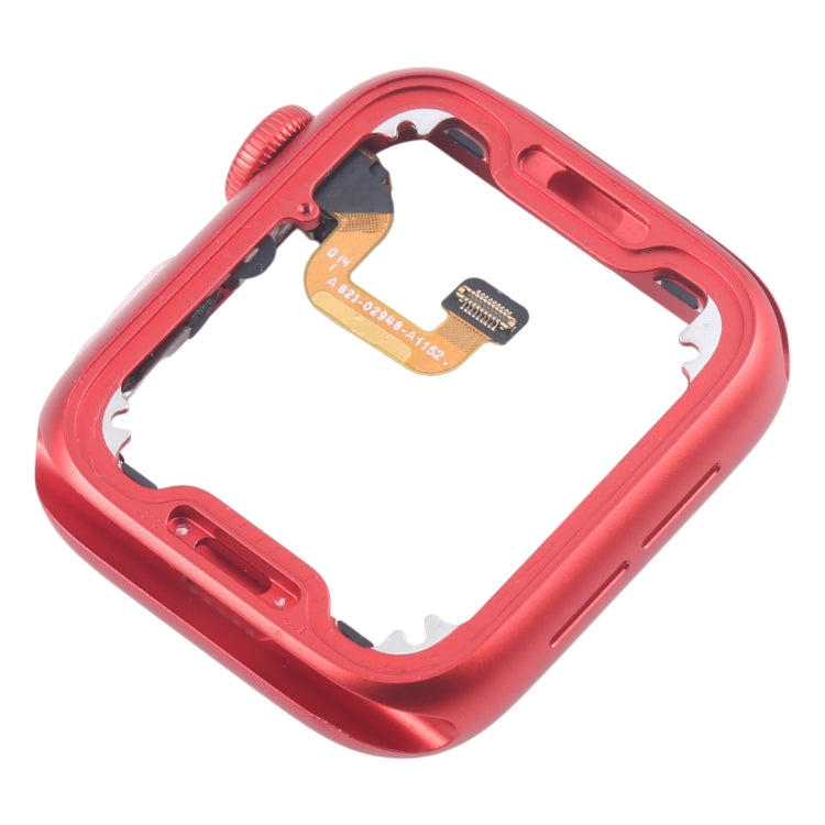 For Apple Watch Series 6 40MM GPS Aluminium Alloy Middle Frame Bezel Plate with Crown Spin Axis Flex Cable(Red) - Middle Frame by buy2fix | Online Shopping UK | buy2fix