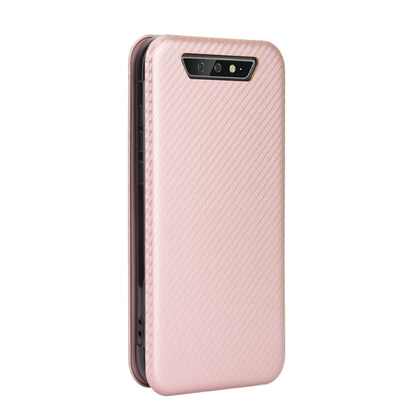 For Blackview BV5500 / BV5500 Pro / BV5500 Plus Carbon Fiber Texture Horizontal Flip TPU + PC + PU Leather Case with Card Slot(Pink) - More Brand by buy2fix | Online Shopping UK | buy2fix