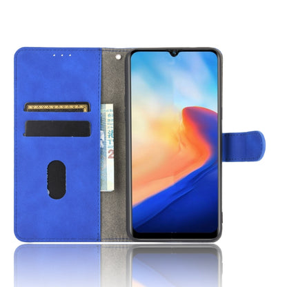 For Blackview A80 Solid Color Skin Feel Magnetic Buckle Horizontal Flip Calf Texture PU Leather Case with Holder & Card Slots & Wallet(Blue) - More Brand by buy2fix | Online Shopping UK | buy2fix