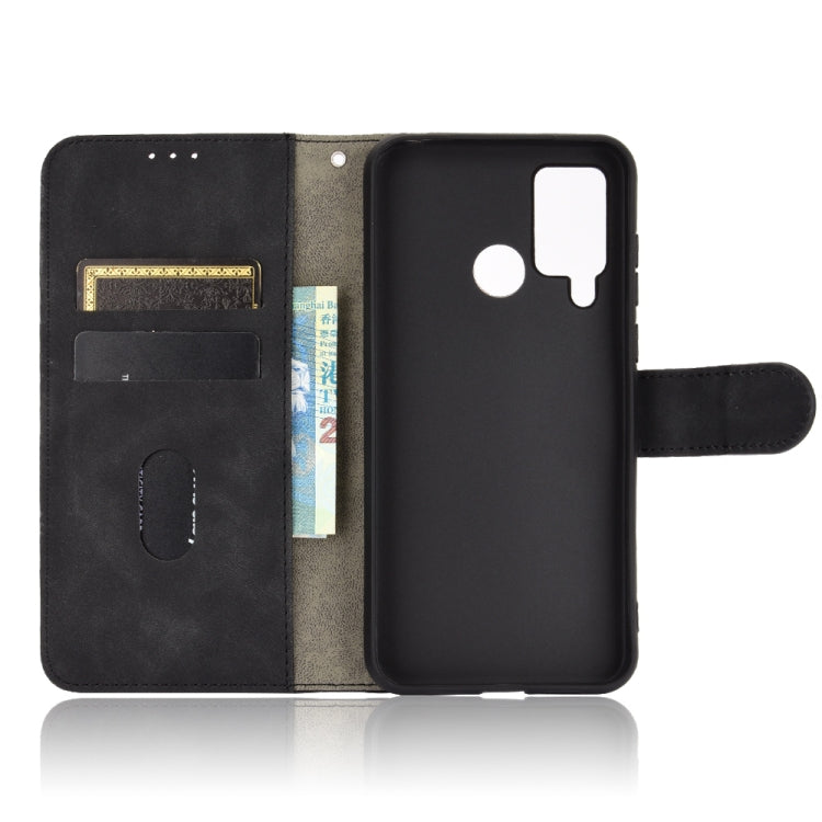 For DOOGEE N20 Pro Solid Color Skin Feel Magnetic Buckle Horizontal Flip Calf Texture PU Leather Case with Holder & Card Slots & Wallet(Black) - More Brand by buy2fix | Online Shopping UK | buy2fix