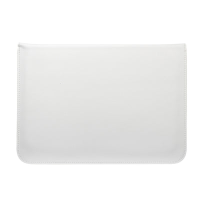 PU Leather Ultra-thin Envelope Bag Laptop Bag for MacBook Air / Pro 15 inch, with Stand Function(White) - Protective Bags by buy2fix | Online Shopping UK | buy2fix