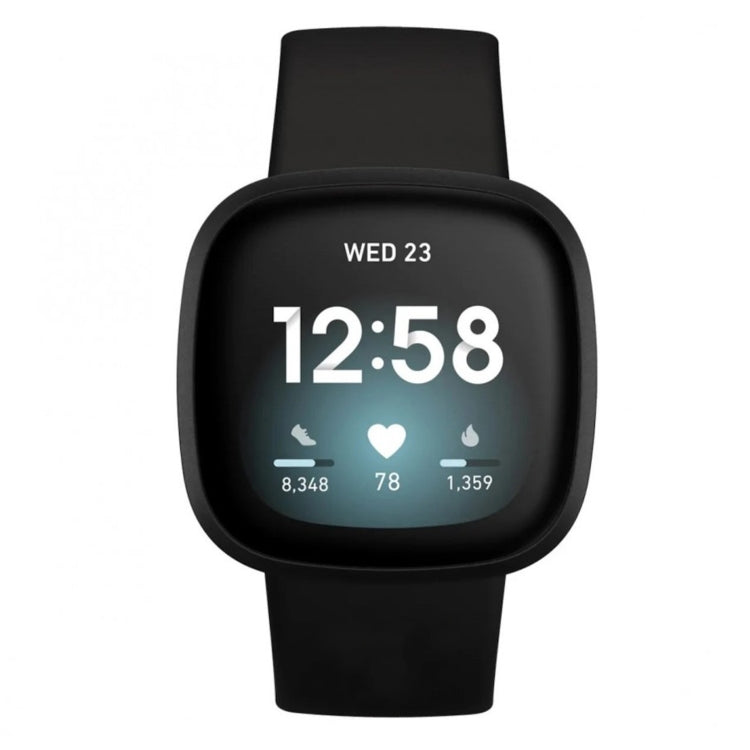 For Fitbit Versa 4 / Versa 3 / Sense 2 / Sense Silicone Watch Band, Size: L(Mint Green) - Watch Bands by buy2fix | Online Shopping UK | buy2fix