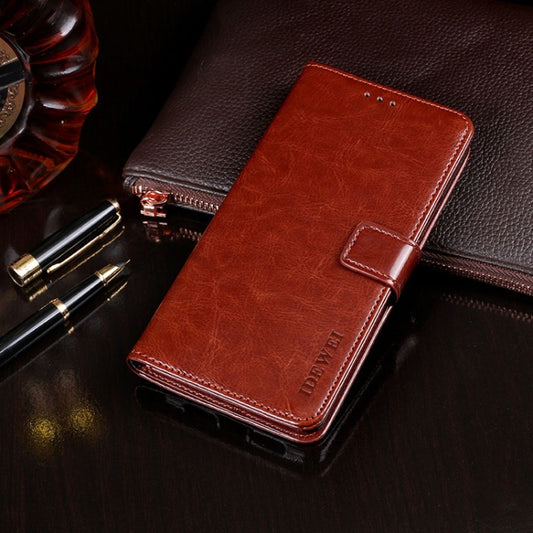 For Blackview BV5500 idewei Crazy Horse Texture Horizontal Flip Leather Case with Holder & Card Slots & Wallet(Brown) - More Brand by idewei | Online Shopping UK | buy2fix