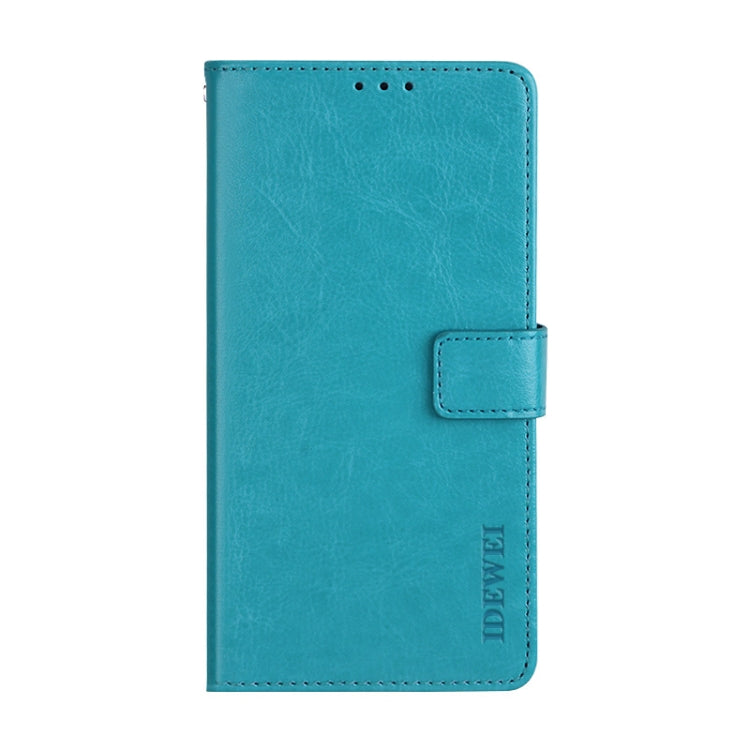 For Blackview BV5500 idewei Crazy Horse Texture Horizontal Flip Leather Case with Holder & Card Slots & Wallet(Sky Blue) - More Brand by idewei | Online Shopping UK | buy2fix