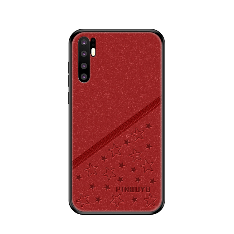 PINWUYO Full Coverage Waterproof Shockproof PC+TPU+PU Case for Huawei P30 Pro (Red) - Huawei Cases by PINWUYO | Online Shopping UK | buy2fix