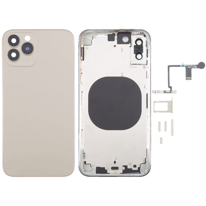 Back Cover with Appearance Imitation of iP15 Pro for iPhone XS(Titanium) - Back Cover by buy2fix | Online Shopping UK | buy2fix