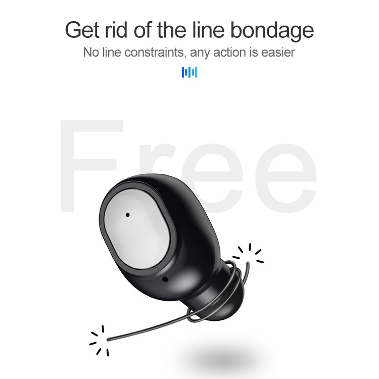 Q3 TWS Bluetooth 5.0 Binaural Stereo Automatic Matching Wireless Bluetooth Earphone(Black) - TWS Earphone by buy2fix | Online Shopping UK | buy2fix