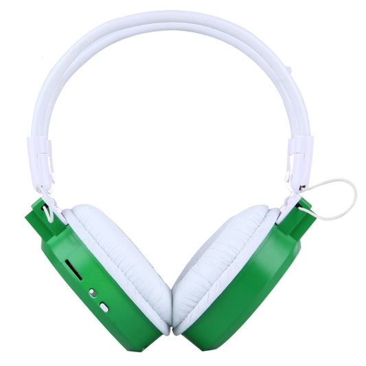 SH-S1 Folding Stereo HiFi Wireless Sports Headphone Headset with LCD Screen to Display Track Information & SD / TF Card, For Smart Phones & iPad & Laptop & Notebook & MP3 or Other Audio Devices(Green) - Headset & Headphone by buy2fix | Online Shopping UK | buy2fix