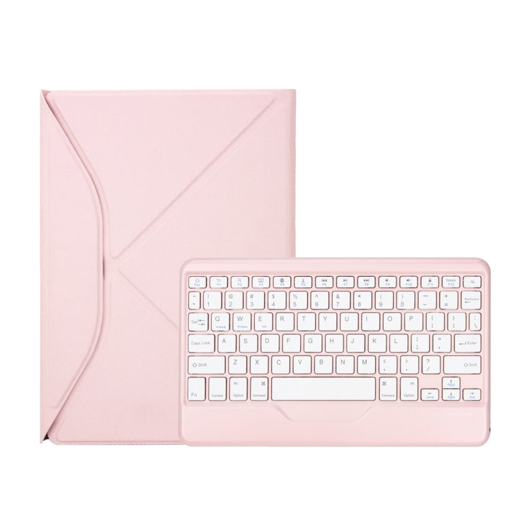 Z11B Pen Slot Bluetooth Keyboard Leather Tablet Case For iPad Pro 11 2021/2020/2018 (Pink) - For iPad Pro by buy2fix | Online Shopping UK | buy2fix