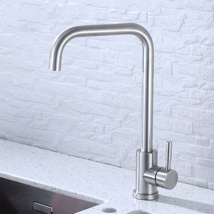 304 Stainless Steel Rotatable Faucet Sinks Cold And Hot Water Tap - Faucets & Accessories by buy2fix | Online Shopping UK | buy2fix