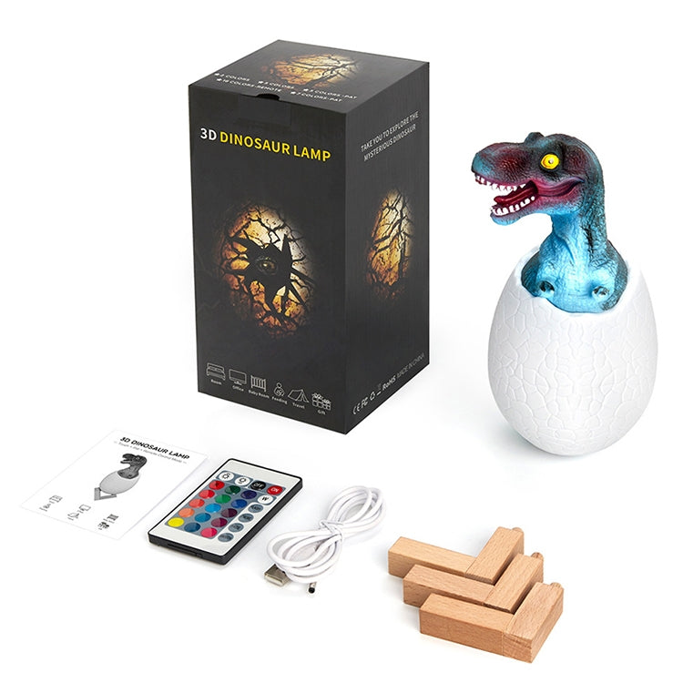 Tyrannosaurus Shape Creative Touch 3D Decorative Night Light, 16-color Patting Remote Control Version - Night Lights by buy2fix | Online Shopping UK | buy2fix