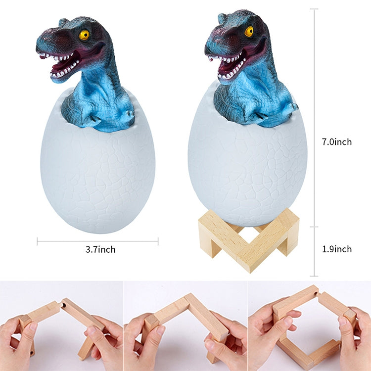 Tyrannosaurus Shape Creative Touch 3D Decorative Night Light, 16-color Patting Remote Control Version - Night Lights by buy2fix | Online Shopping UK | buy2fix