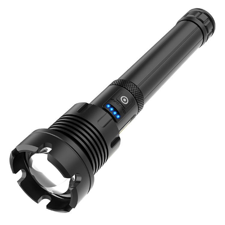 Long Style Micro USB Charging Outdoor Waterproof P90 + COB LED Flashlight, Support Power Display & Telescopic Focusing & 7-level Brightness Adjustment - LED Flashlight by buy2fix | Online Shopping UK | buy2fix