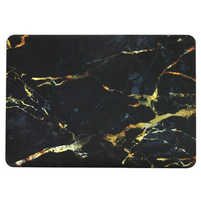 For 2016 New Macbook Pro 13.3 inch A1706 & A1708 Black Gold Texture Marble Pattern Laptop Water Decals PC Protective Case - MacBook Pro Cases by buy2fix | Online Shopping UK | buy2fix