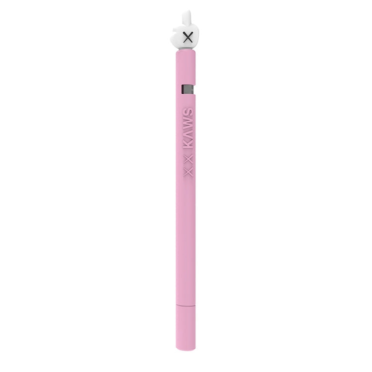 LOVE MEI For Apple Pencil 1 Middle Finger Shape Stylus Pen Silicone Protective Case Cover (Pink) - Pencil Accessories by LOVE MEI | Online Shopping UK | buy2fix