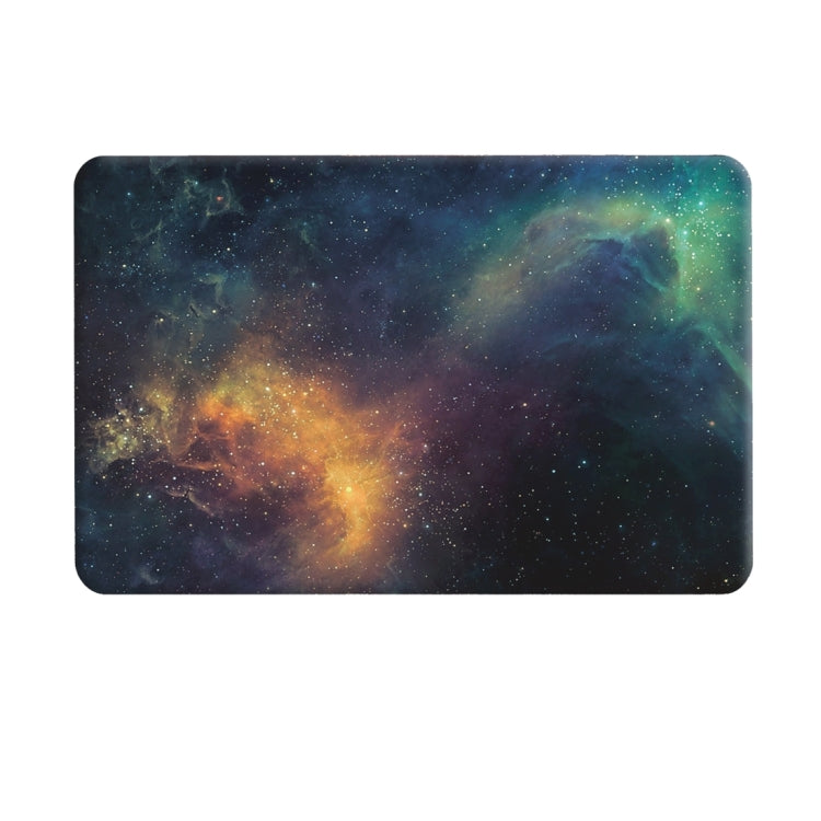 For Macbook Air 13.3 inch Starry Sky Patterns Apple Laptop Water Decals PC Protective Case(Green) - MacBook Air Cases by buy2fix | Online Shopping UK | buy2fix