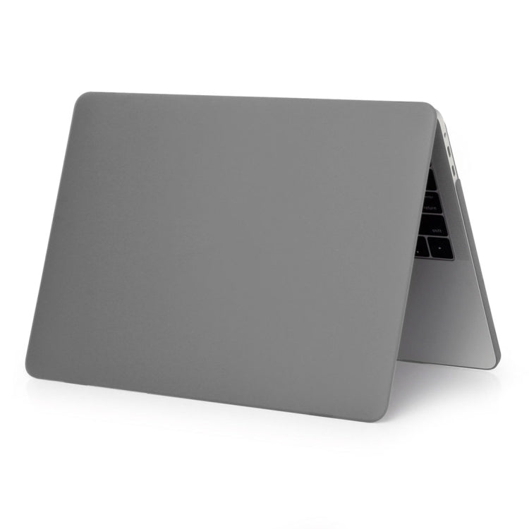 ENKAY Hat-Prince 2 in 1 Frosted Hard Shell Plastic Protective Case + Europe Version Ultra-thin TPU Keyboard Protector Cover for 2016 MacBook Pro 13.3 Inch with Touch Bar (A1706) (Grey) - MacBook Pro Cases by ENKAY | Online Shopping UK | buy2fix