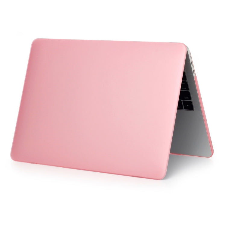 Laptop Frosted Style PC Protective Case for MacBook Pro 15.4 inch A1990 (2018)(Pink) - MacBook Pro Cases by buy2fix | Online Shopping UK | buy2fix