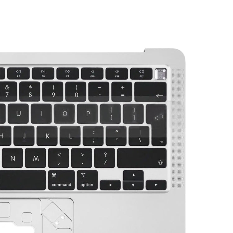 For Macbook Air 13 2020 M1 A2337 C-side Cover + UK Edition Key Board (Silver) - Bottom Cover by buy2fix | Online Shopping UK | buy2fix