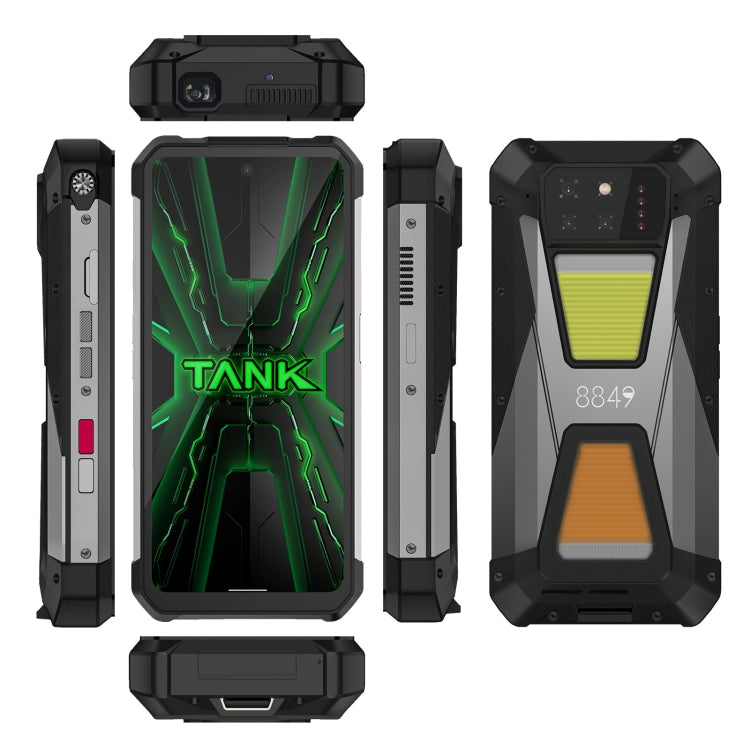 Unihertz 8849 Tank 3S Night Vision Projector Rugged Phone, 12GB+256GB, 6.79 inch Android 14 Dimensity 8200 Octa Core, Network: 5G (Black) - Other by Unihertz | Online Shopping UK | buy2fix