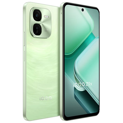 vivo iQOO Z9x, Dual Back Cameras, 12GB+256GB, Face ID Screen Fingerprint Identification, 6.72 inch Android 14.0 OriginOS 4 Snapdragon 6 Gen 1 Octa Core 2.2GHz, OTG, Network: 5G, Support Google Play (Light Green) - vivo by vivo | Online Shopping UK | buy2fix