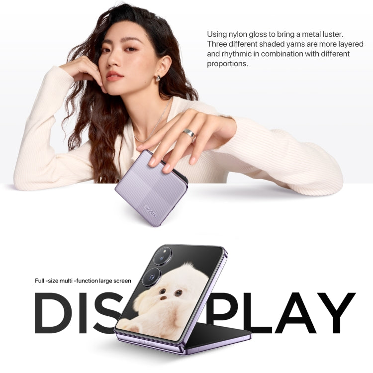 Xiaomi MIX Flip, 16GB+1TB, 6.86 inch + 4.01 inch Xiaomi HyperOS Snapdragon 8 Gen 3 Octa Core 4nm up to 3.3GHz, NFC, Network: 5G (Phantom Purple) - Xiaomi MI by Xiaomi | Online Shopping UK | buy2fix