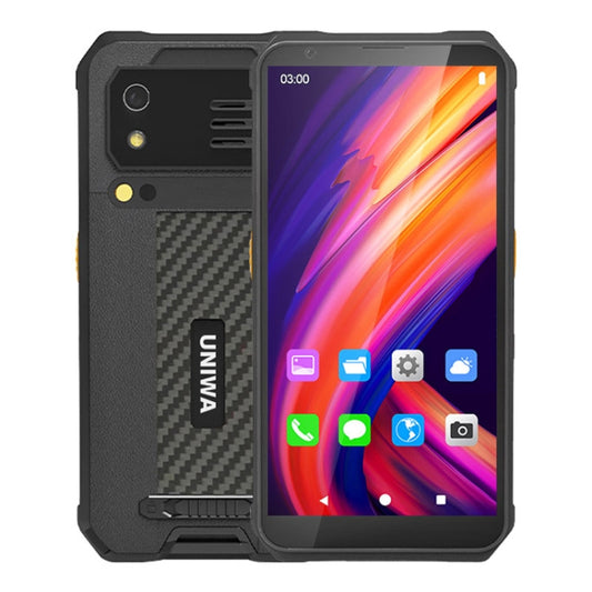 UNIWA M512 Standard Rugged Phone, 4GB+64GB, IP65 Waterproof Dustproof Shockproof, 4100mAh Battery, 5.7 inch Android 12 MTK6762 Octa Core up to 2.0GHz, Network: 4G, NFC (Black) - UNIWA by UNIWA | Online Shopping UK | buy2fix