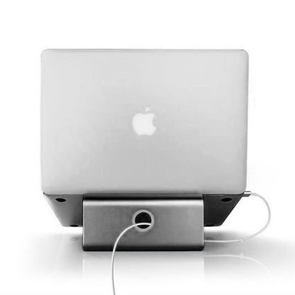 Aluminum Cooling Stand for Laptop, Suitable for Mac Air, Mac Pro,  iPad, and Other 11-17 inch Laptops (Grey) - Laptop Stand by buy2fix | Online Shopping UK | buy2fix