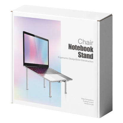 R-JUST BJ03 Universal Detachable Bench Shape Aluminum Alloy Angle Adjustable Laptop Stand - MacBook Holder by R-JUST | Online Shopping UK | buy2fix
