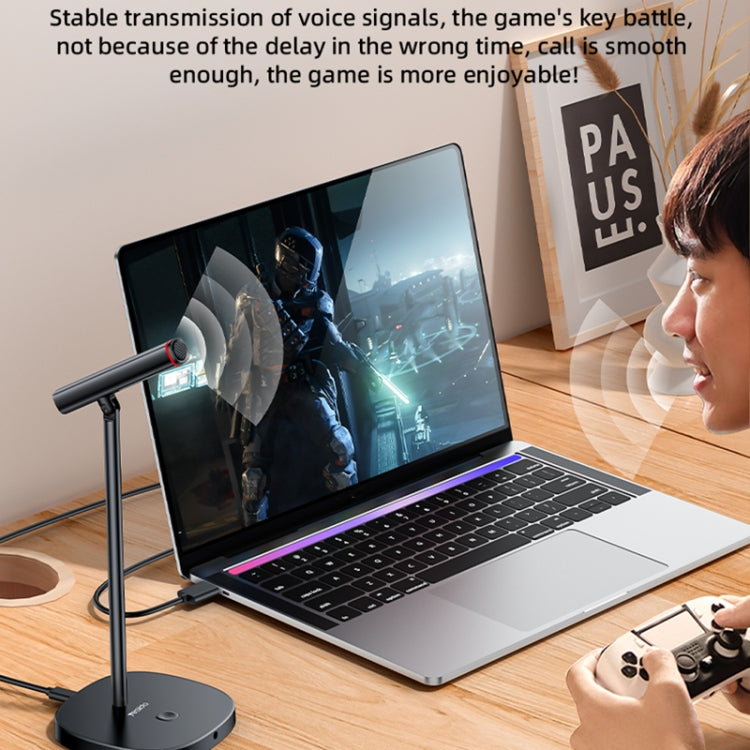 YESIDO KR18 360 Degree Omnidirectional Desktop Noise USB Canceling Microphone - Microphone by Yesido | Online Shopping UK | buy2fix