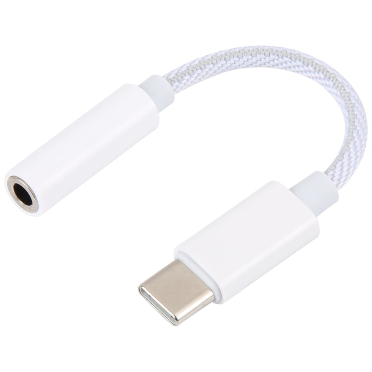 USB-C/Type-C to 3.5mm Audio Braided Adapter Cable - Type-C Adapter by buy2fix | Online Shopping UK | buy2fix