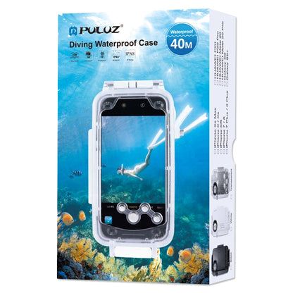 PULUZ PULUZ 40m/130ft Waterproof Diving Case for Huawei P20, Photo Video Taking Underwater Housing Cover(White) - Huawei Cases by PULUZ | Online Shopping UK | buy2fix